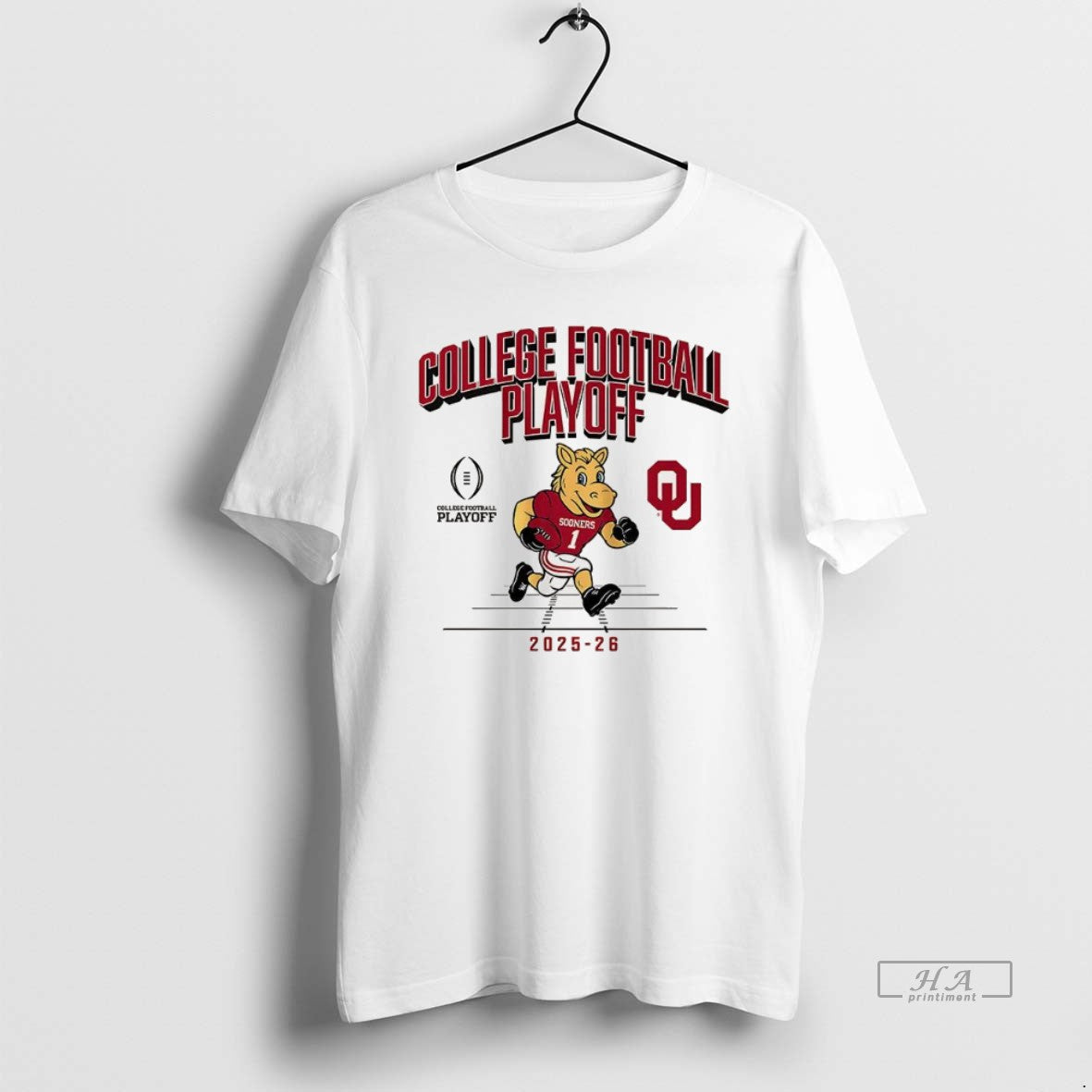 Official Oklahoma Sooners Ncaa College Football Playoff Team 2025 2026 Mascot Running - clothing by TeeHivey.com