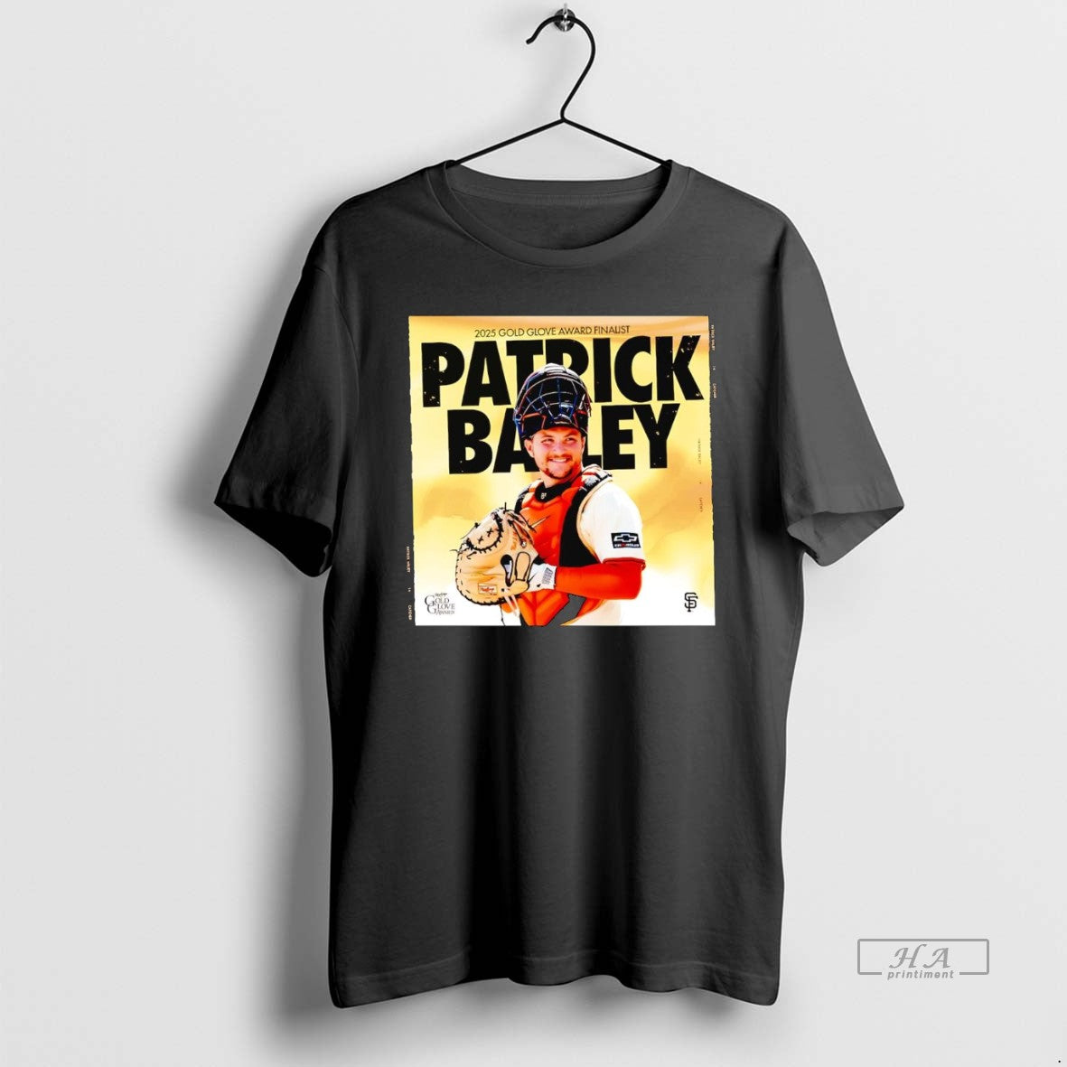 Official Patrick Bailey 2025 Gold Glove Award Finalist - clothing by TeeHivey.com