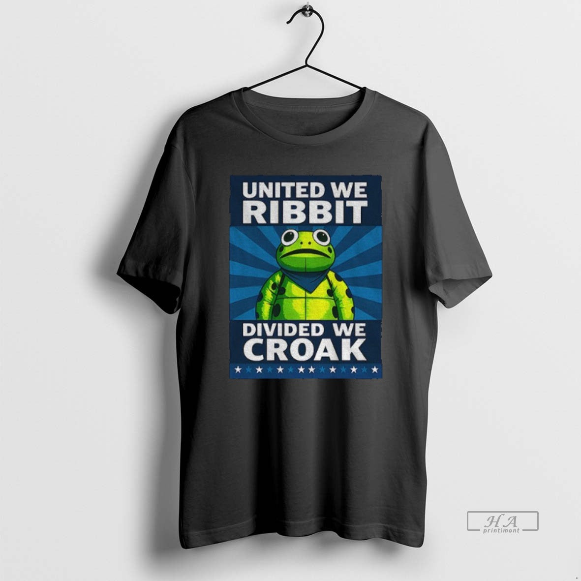 Official Portland Frog United We Ribbit Divided We Croak - clothing by TeeHivey.com