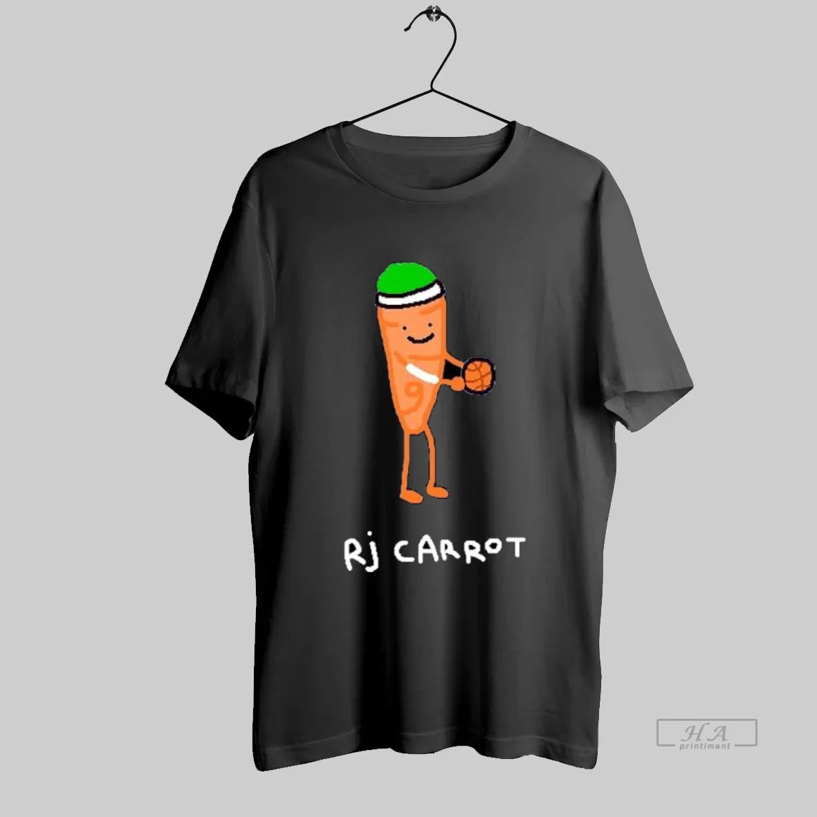 Official Rj Carrot Player Pun Cartoon Basketball Graphic - clothing by TeeHivey.com