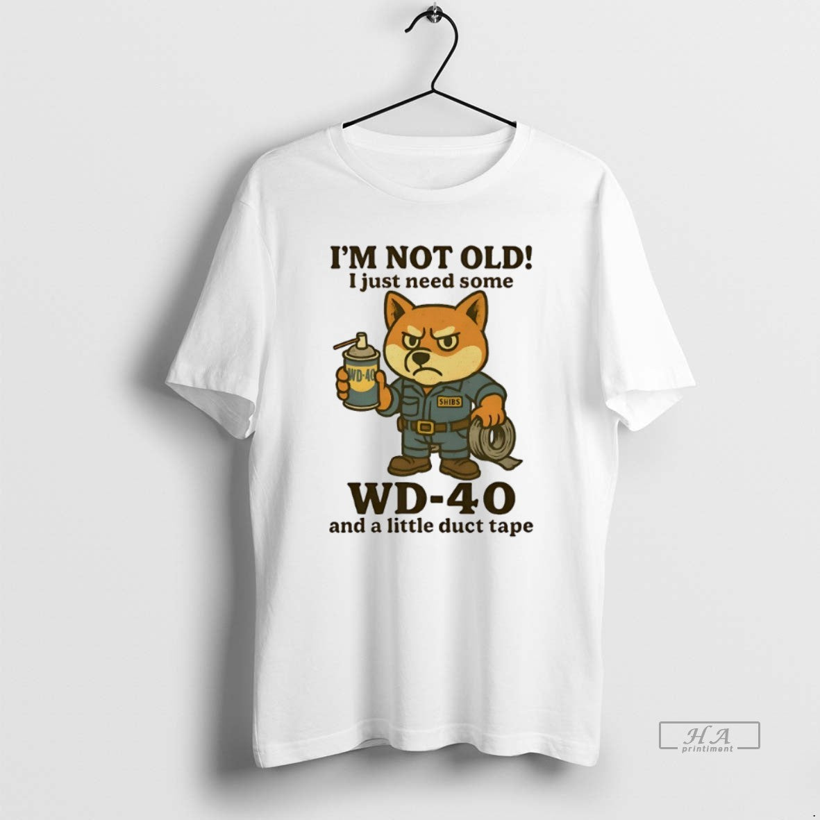 Official Shiba Inu Im Not Old I Just Need Some Wd 40 And A Little - clothing by TeeHivey.com