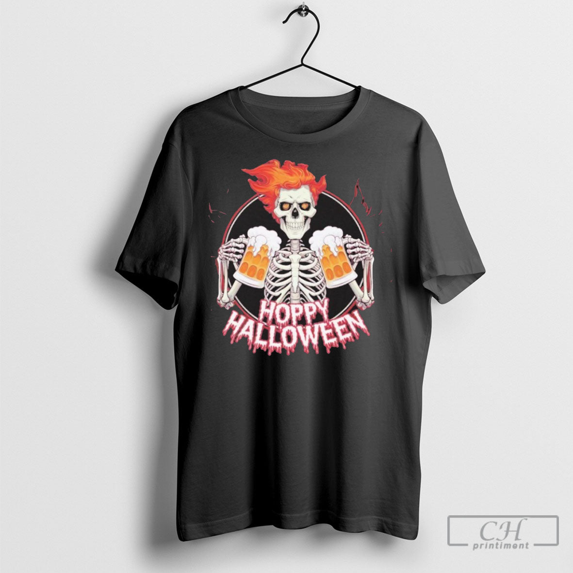 Official Skull Hoppy Halloween Shirt Sweater
