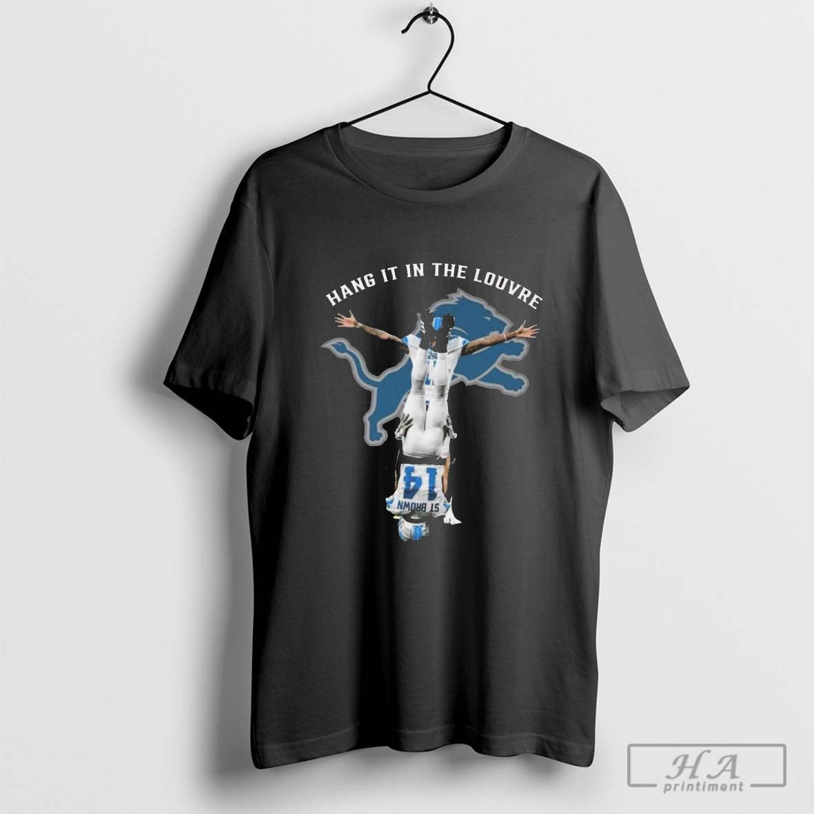 Official St Brown Detroit Lions Hang It In The Louvre 2024 - clothing by TeeHivey.com