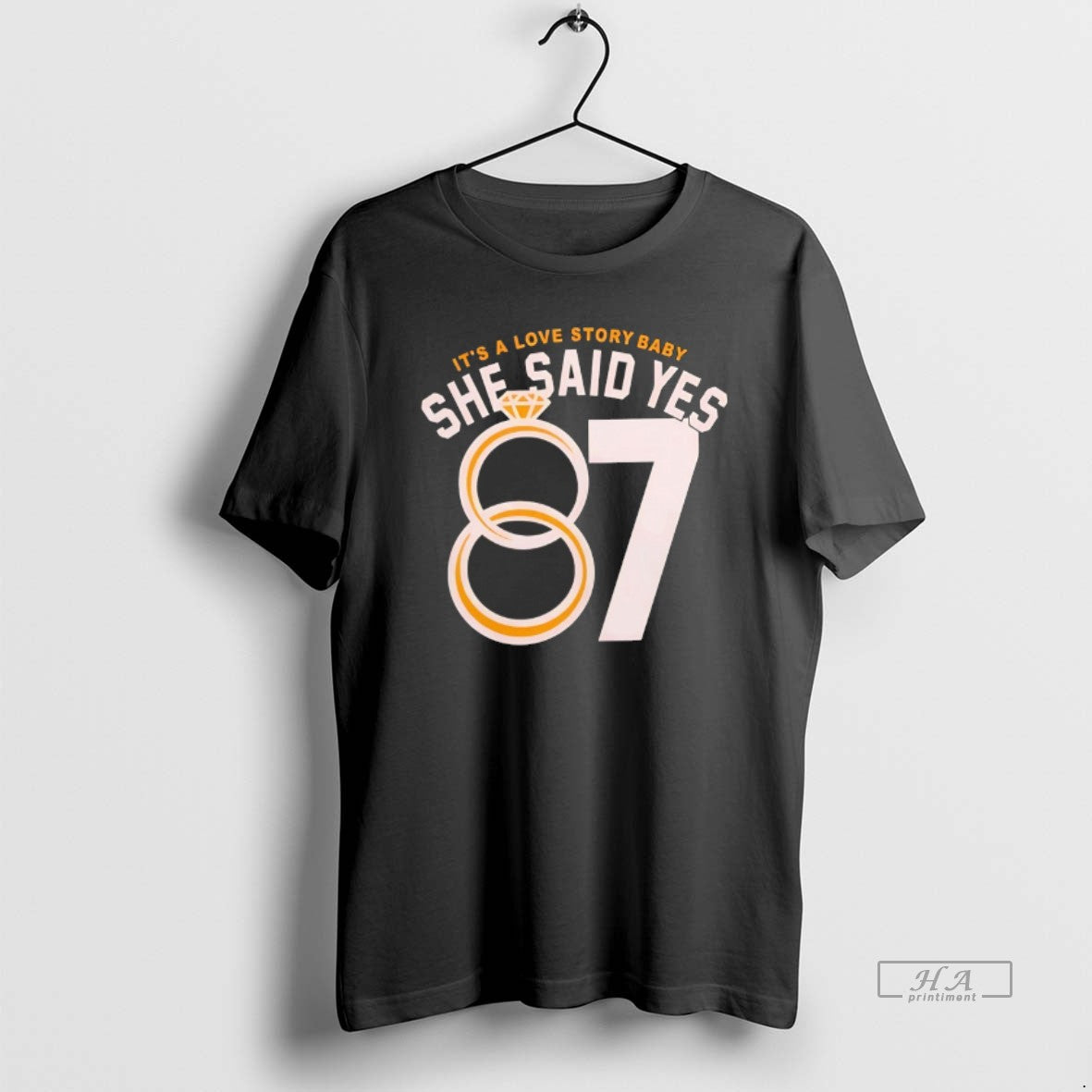 Official Taylor Kansas City Chiefs Its A Love Story Baby She Said Yes 87 - clothing by TeeHivey.com