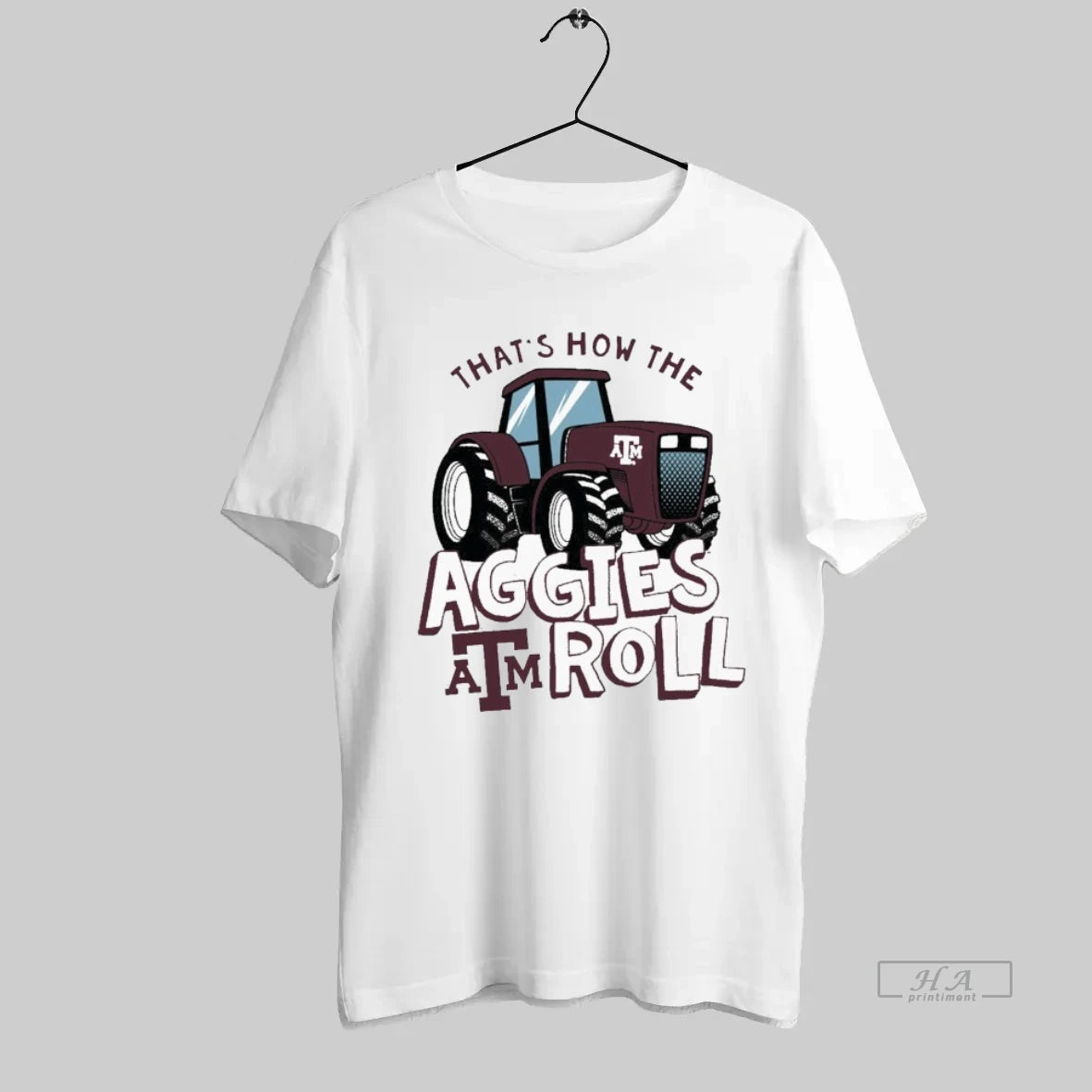 Official Texas Am Aggies Thats How The Aggies Roll Tractor - clothing by TeeHivey.com