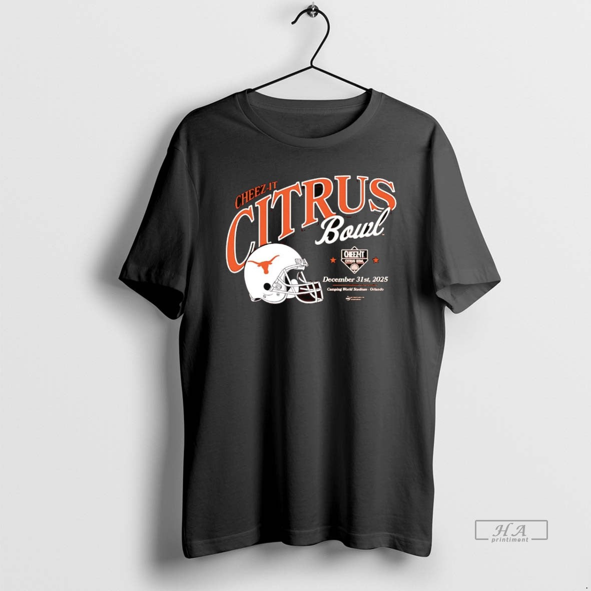 Official Texas Longhorns 2025 Cheez It Citrus Bowl Helmet - clothing by TeeHivey.com