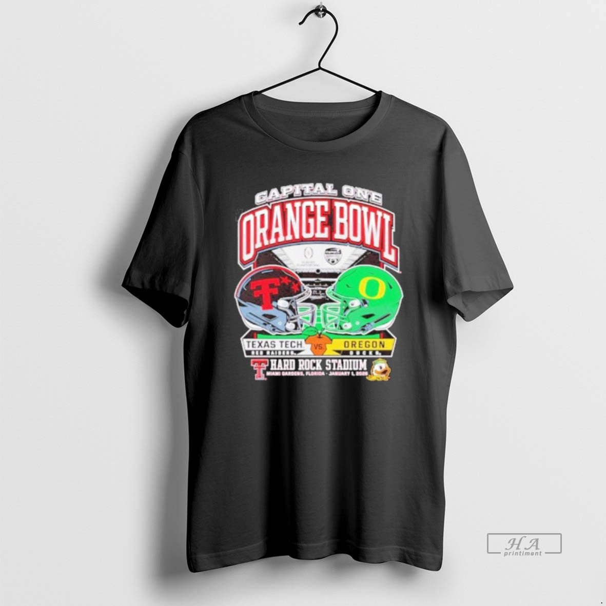 Official Texas Tech 2025 Orange Bowl Dueling Helmets Vs - clothing by TeeHivey.com