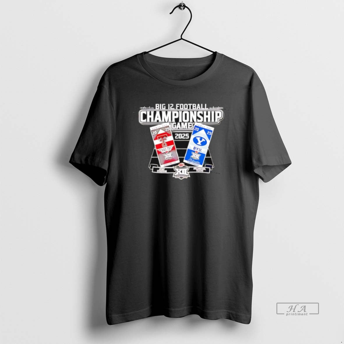 Official Texas Tech Vs Byu Big 12 2025 Football Championship Ticket - clothing by TeeHivey.com