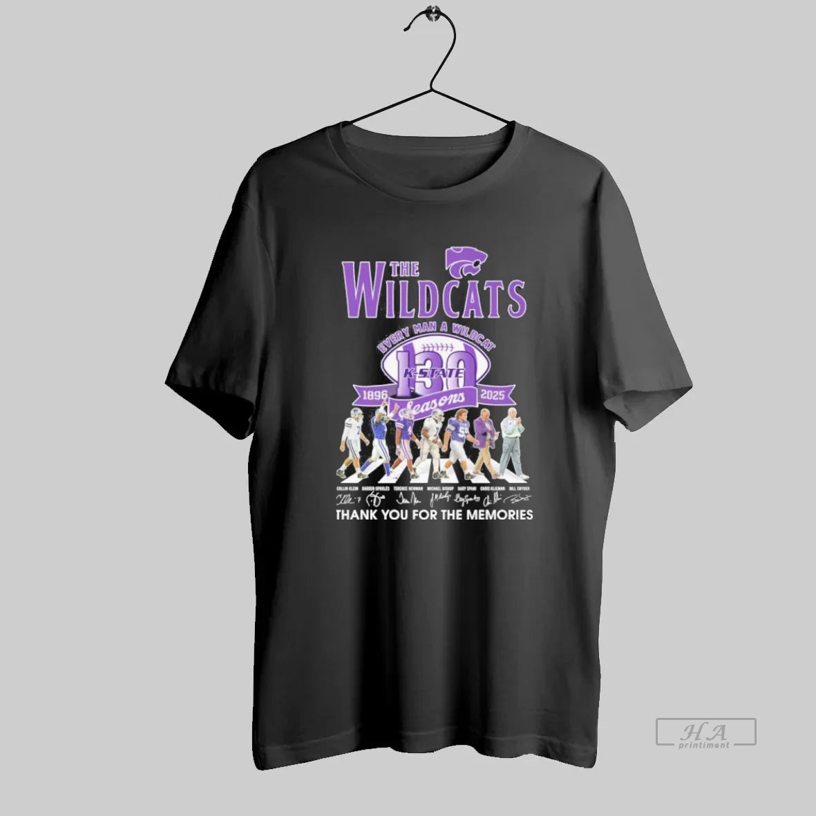 Official The K State Wildcats Abbey Road Every Man A Wildcat 130 Seasons - clothing by TeeHivey.com