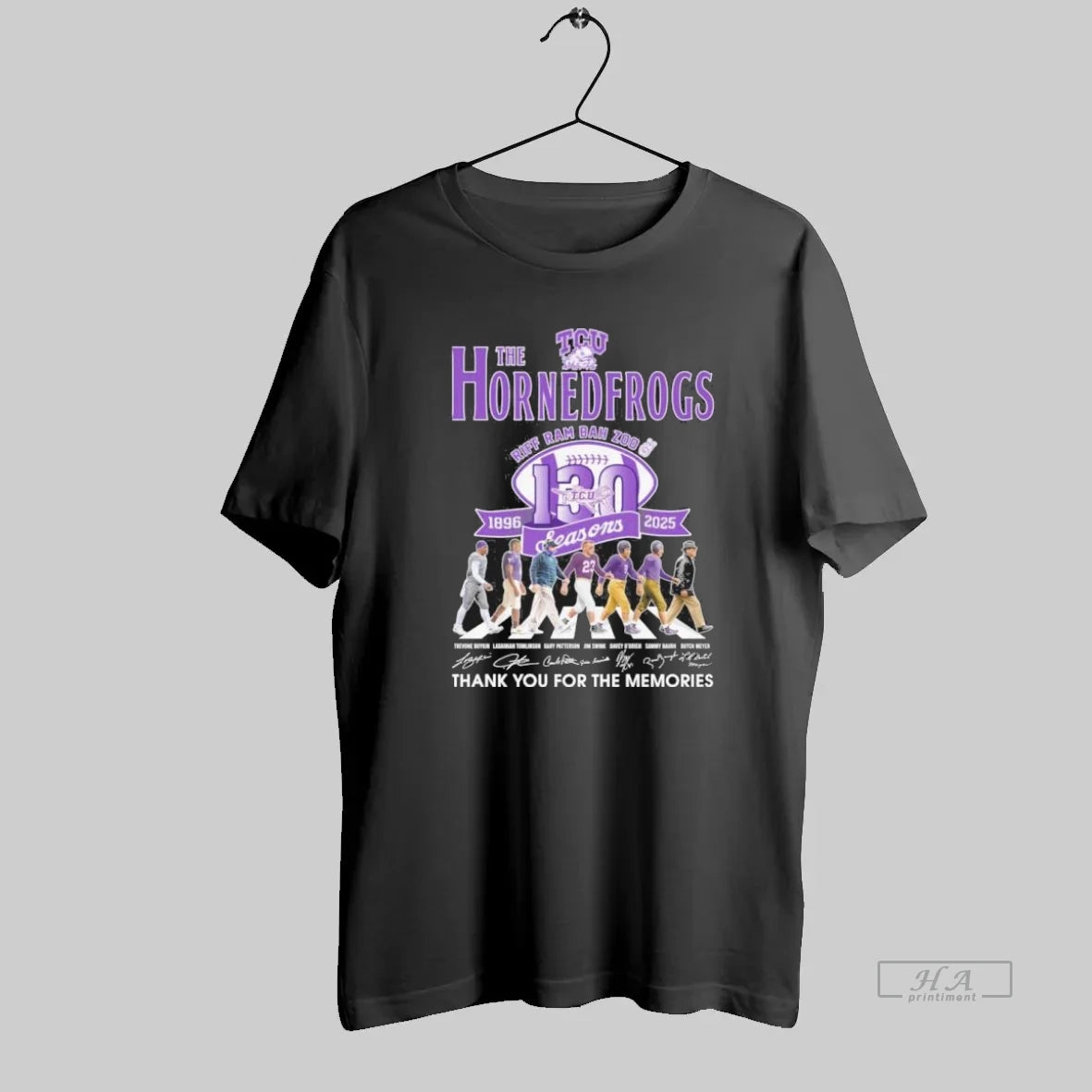 Official The Tcu Horned Frogs Abbey Road Riff Ram Bah Zoo 130 Seasons - clothing by TeeHivey.com