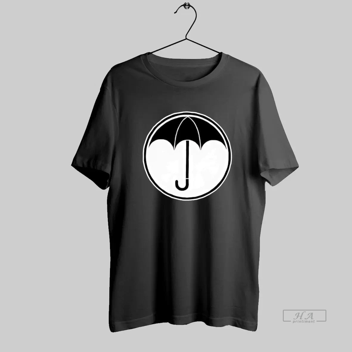Official The Umbrella Academy Symbol Black And White - clothing by TeeHivey.com