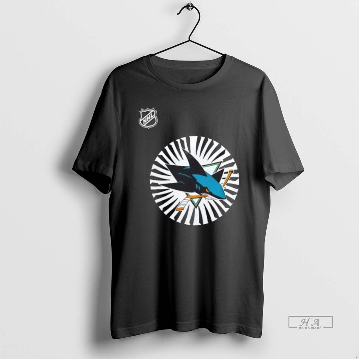 Official Trendy San Jose Sharks Behind Center Ice Design 2 Sided - clothing by TeeHivey.com