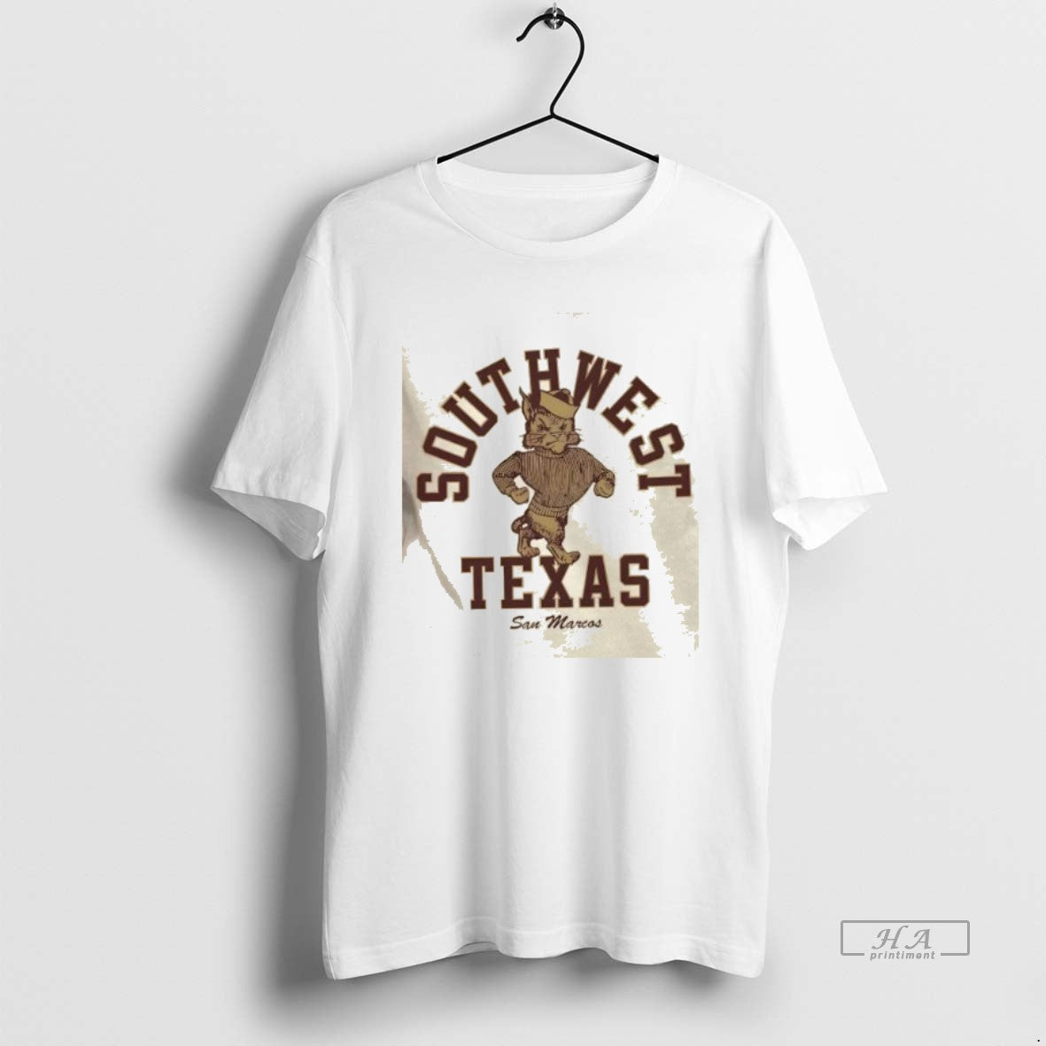 Official Trendy Texas State Southwest Texas Retro Bobcat - clothing by TeeHivey.com