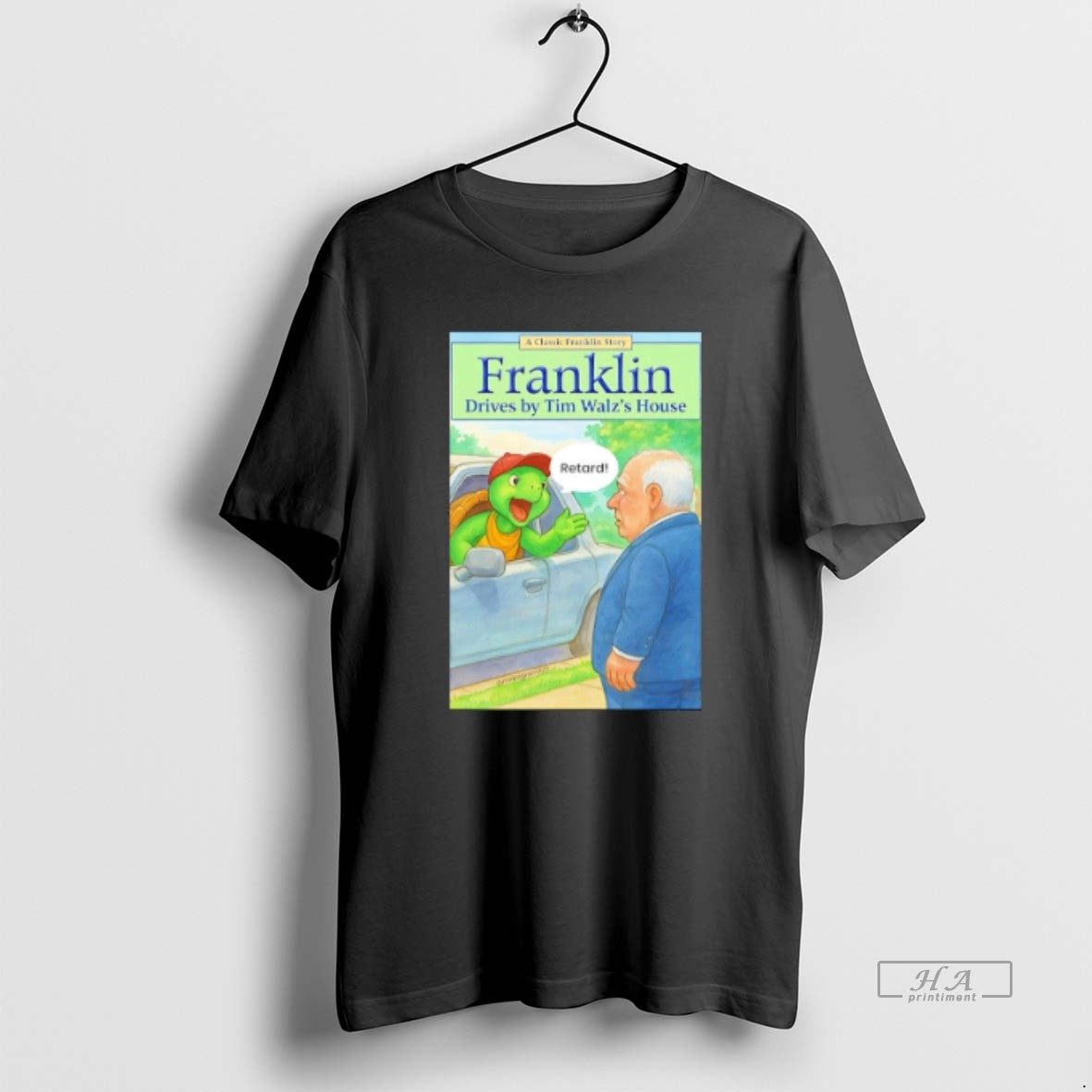 Official Turtle Franklin Drives By Tim Walzs House Pete Hegseth Meme - clothing by TeeHivey.com