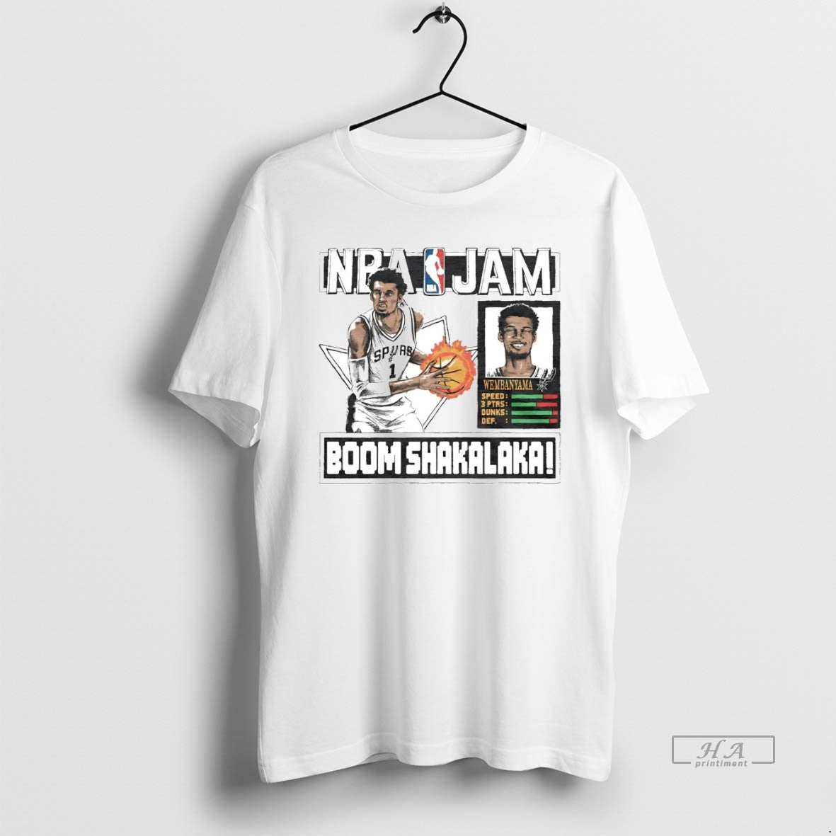 Official Victor Wembanyama Nba Jam Spurs Superstar - clothing by TeeHivey.com