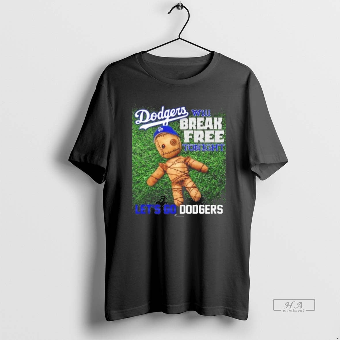 Official Voodoo Doll Will Break Free Tonight Lets Go La Dodgers - clothing by TeeHivey.com