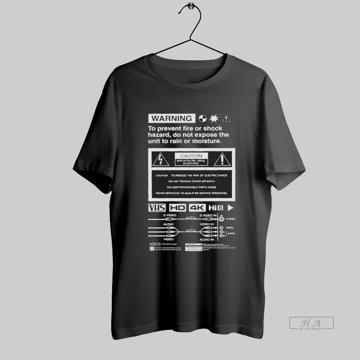 Official Warning Danger Vhs Tape - clothing by TeeHivey.com