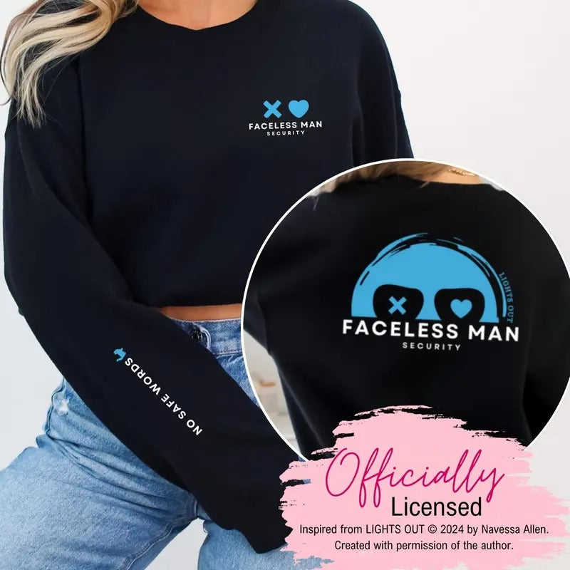 Officially Licensed - Lights Out Book - Navessa Allen - Sweatshirt - Book Merch - Dark Romance