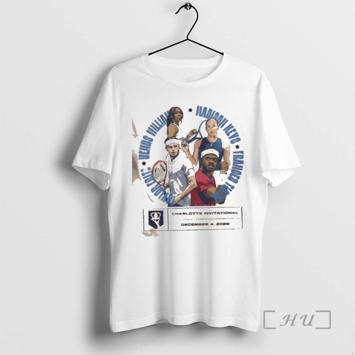 Officials 2025 Charlotte Invitational Taylor Fritz Venus Williams Madison Keys Frances Tiafoe Premium T Shirts