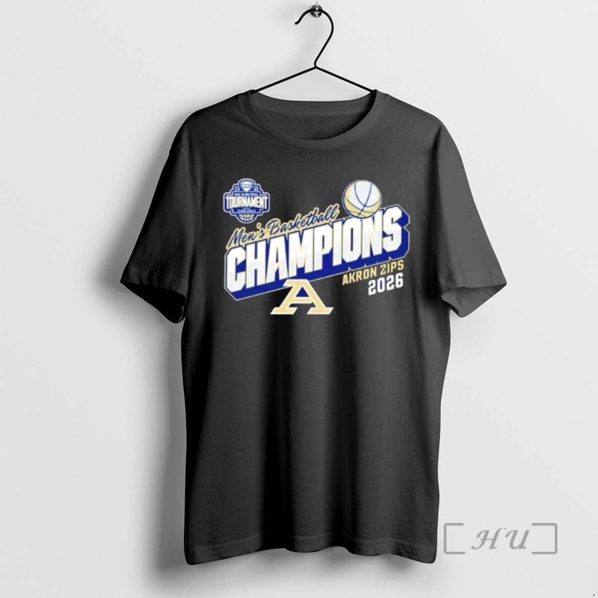 Officials Akron Zips 2026 Mens Basketball Mid Atlantic Conference Champs Locker Room Premium T Shirts