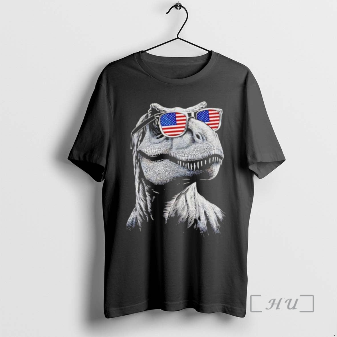 Officials American Flag Sunglasses T Rex Dinosaur Patriotic Head