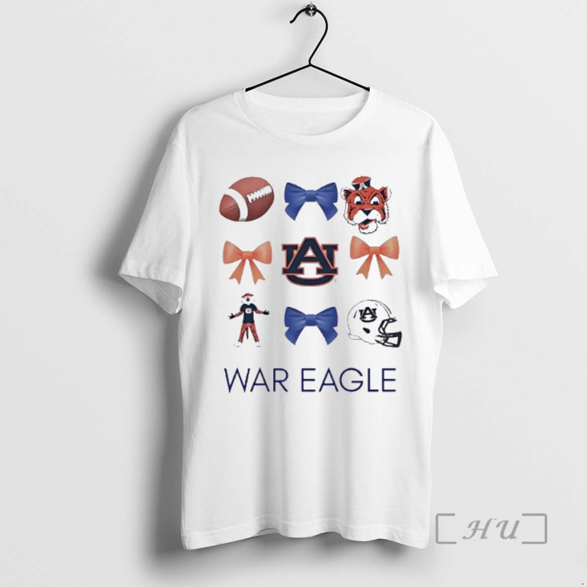 Officials Auburn Tigers War Eagle Bow And Mastcot And Helmet Football Premium T Shirts Sweater - clothing by TeeHivey.com