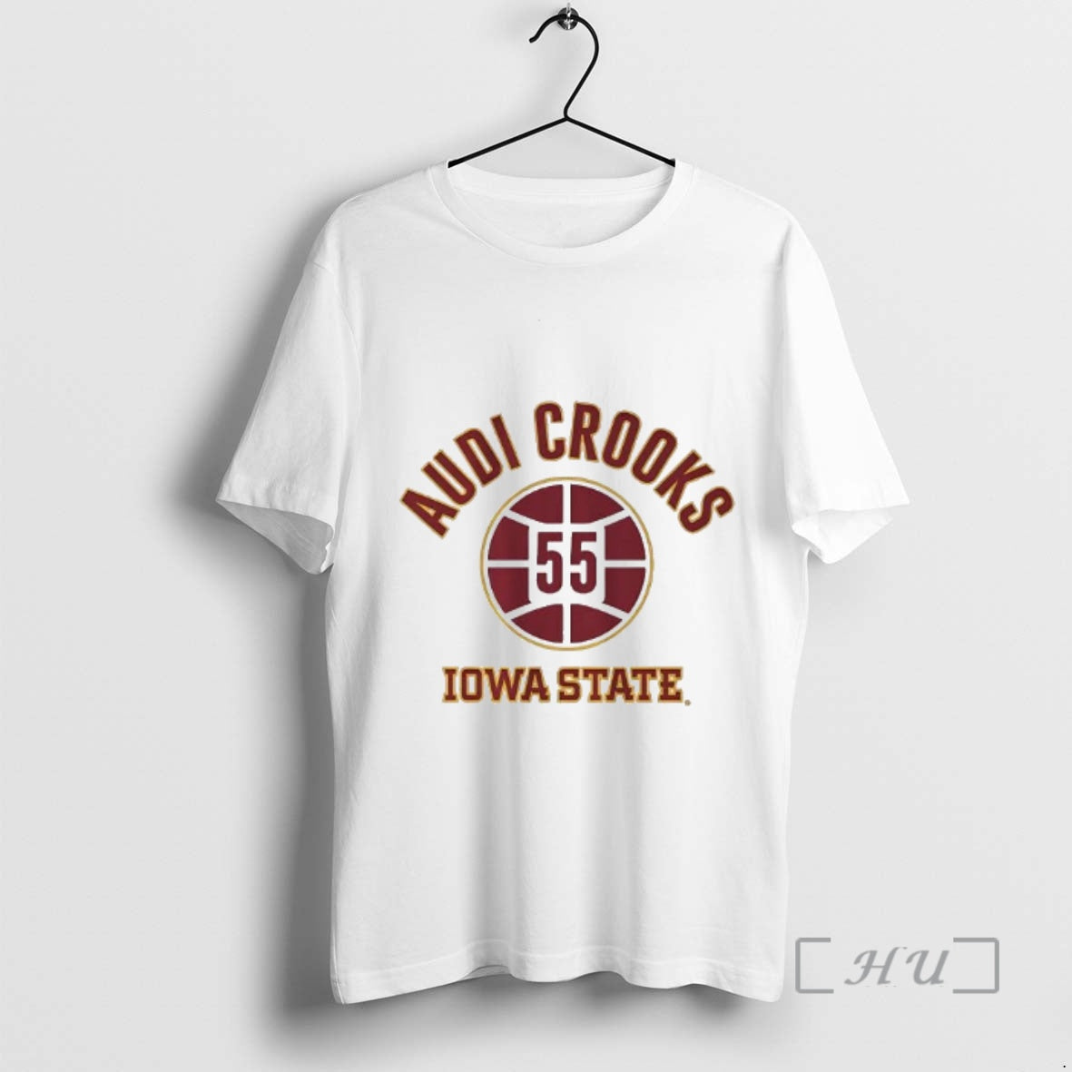 Officials Audi Crooks Name Number Hoops Iowa State Cyclones - clothing by TeeHivey.com