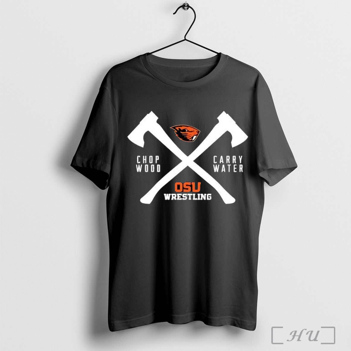 Officials Beaver Head And Osu Wrestling Logos T Shirt
