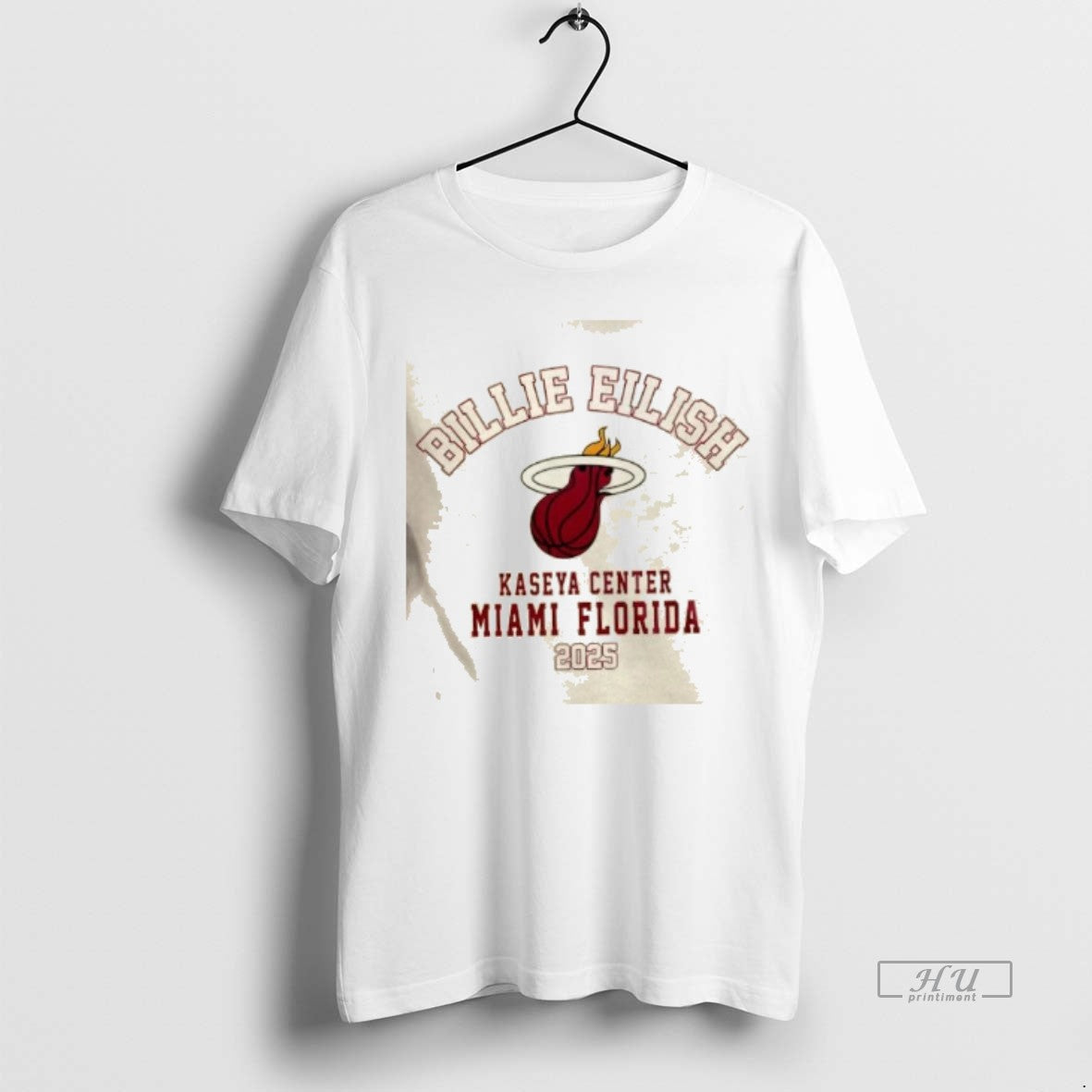 Officials Billie Eilish X Miami Heat 2025 Kaseya Center Miami Florida 2 Sided T Shirts - clothing by TeeHivey.com
