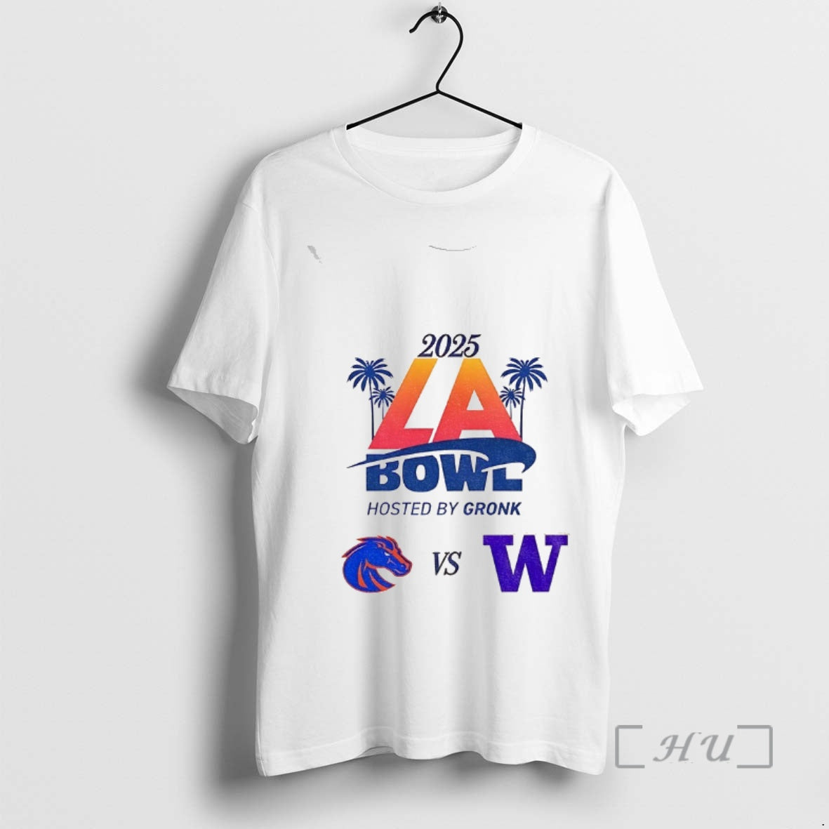 Officials Boise State Broncos Vs Washington Huskies Football 2025 La Bowl Matchup Premium T Shirts - clothing by TeeHivey.com