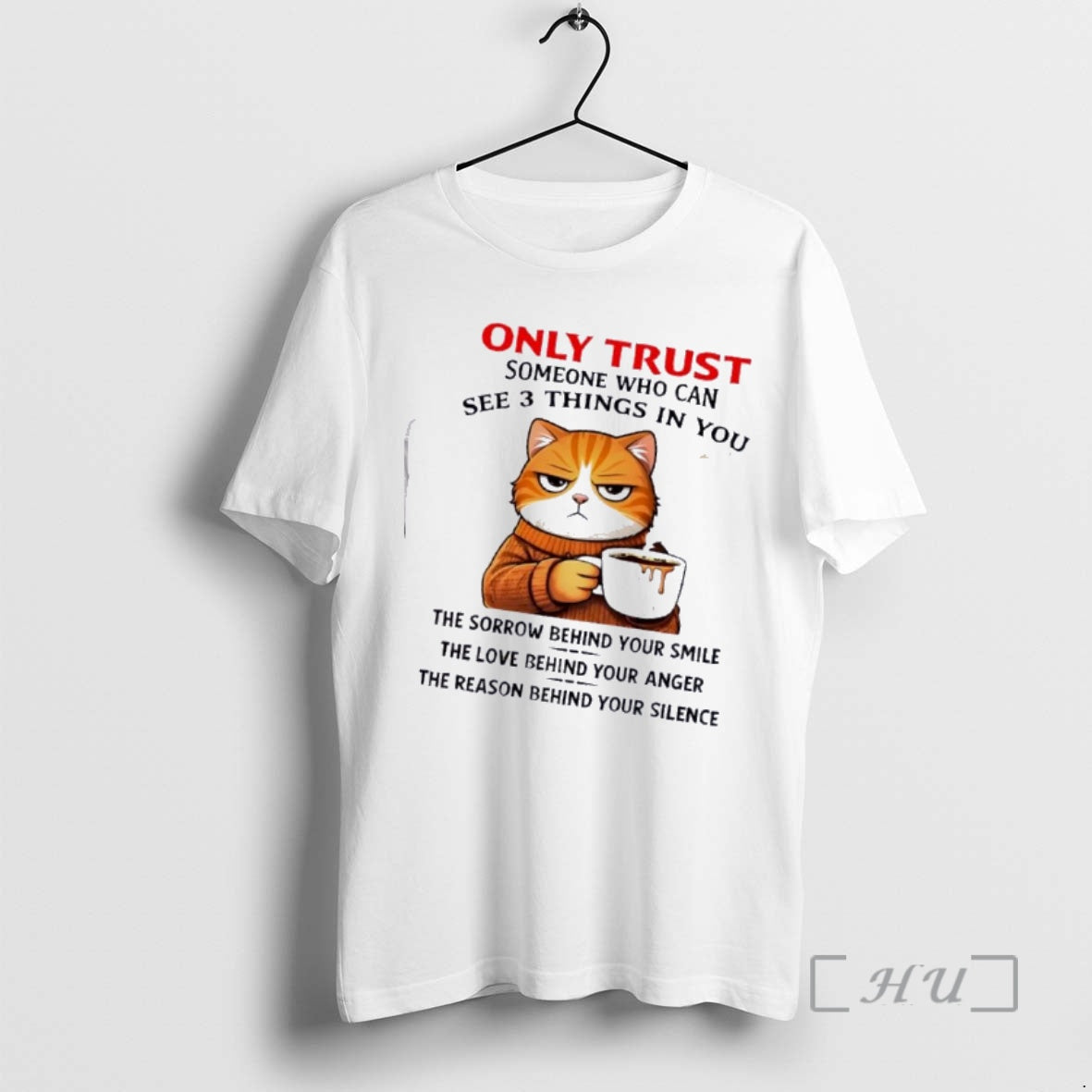 Officials Cat Only Trust Someone Who Can See 3 Things In You Premium T Shirts