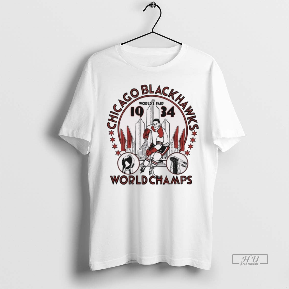 Officials Chicago Blackhawks Worlds Fair 1934 World Champs Homage - clothing by TeeHivey.com