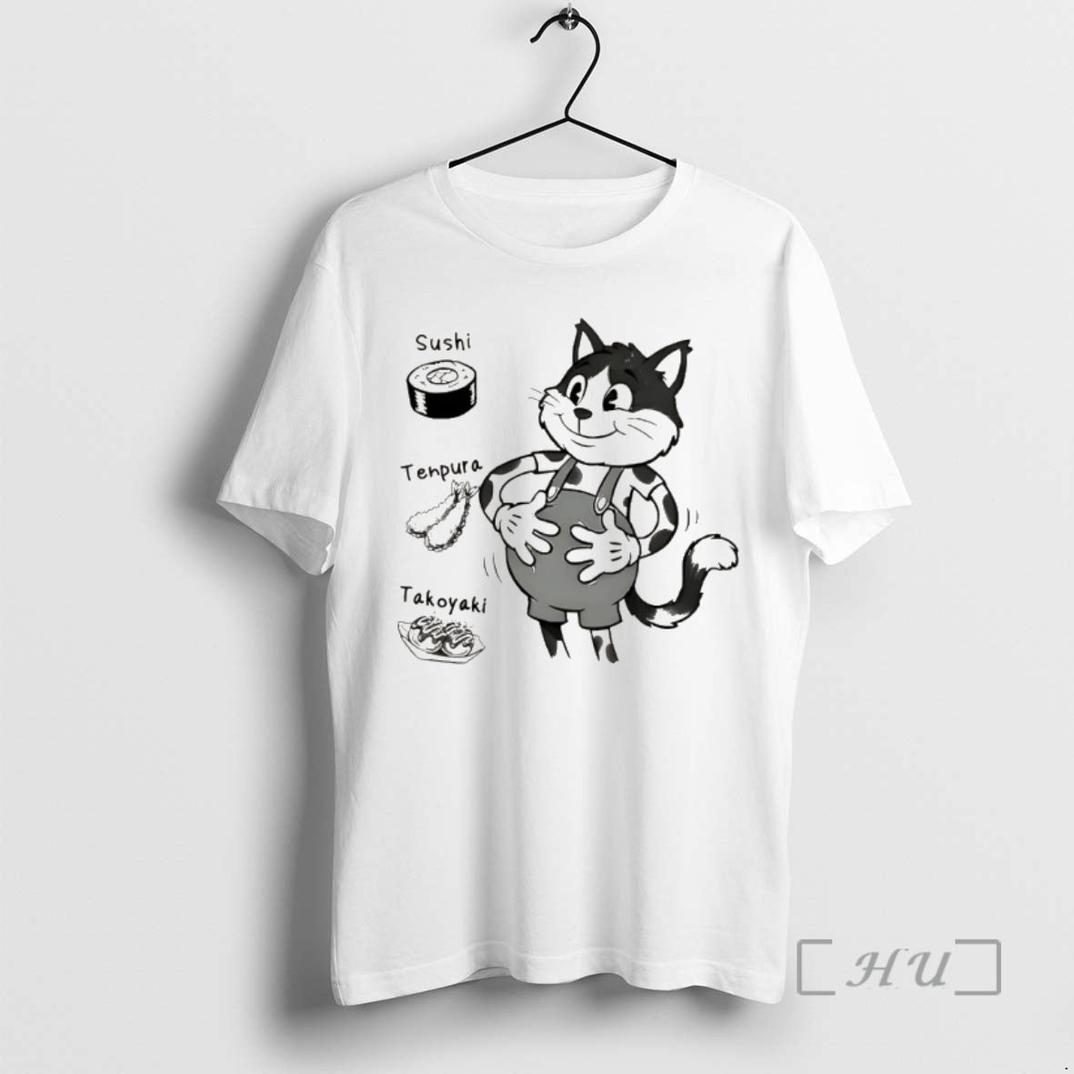Officials Cute Cat Thats Full Sushi Tempura Takoyaki Vintage