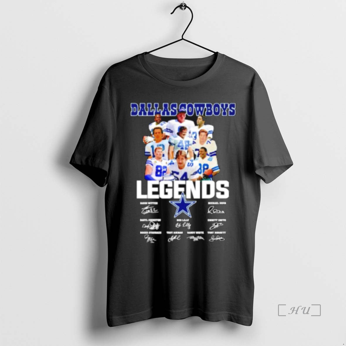 Officials Dallas Cowboys Football Team Collage Featuring Legends Signatures - clothing by TeeHivey.com