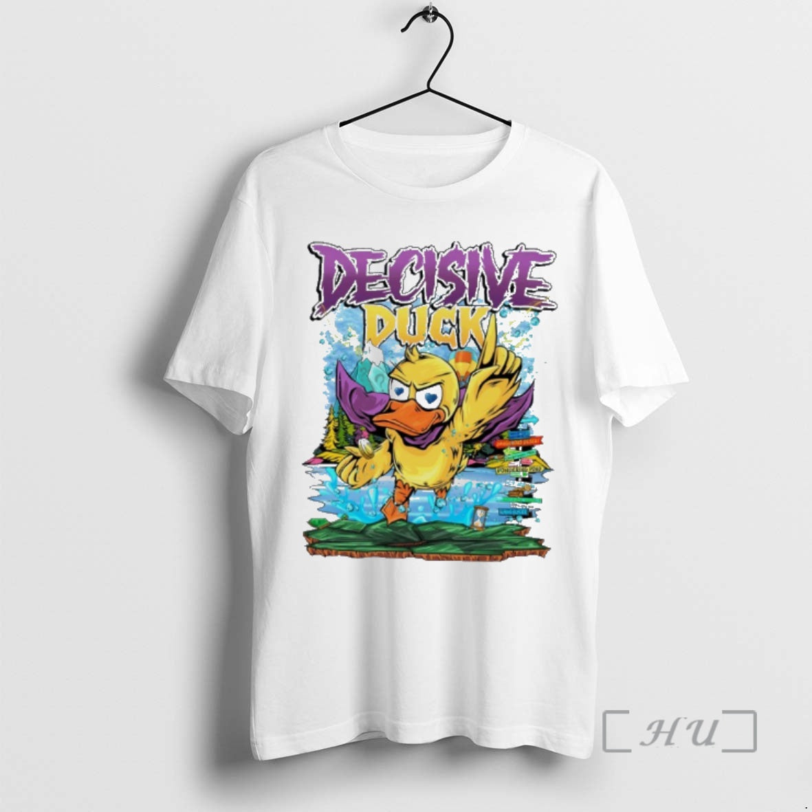 Officials Decisive Duck Character Graphic
