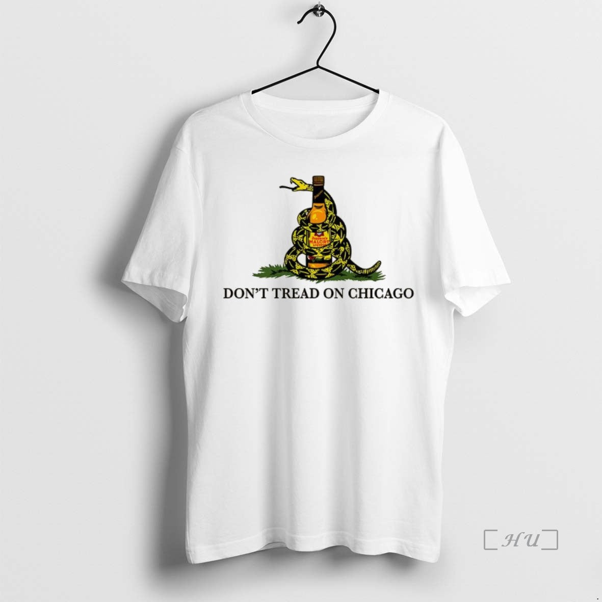 Officials Dont Tread On Chicago Jeppsons Malor Bottle Rattlesnake Caricature - clothing by TeeHivey.com