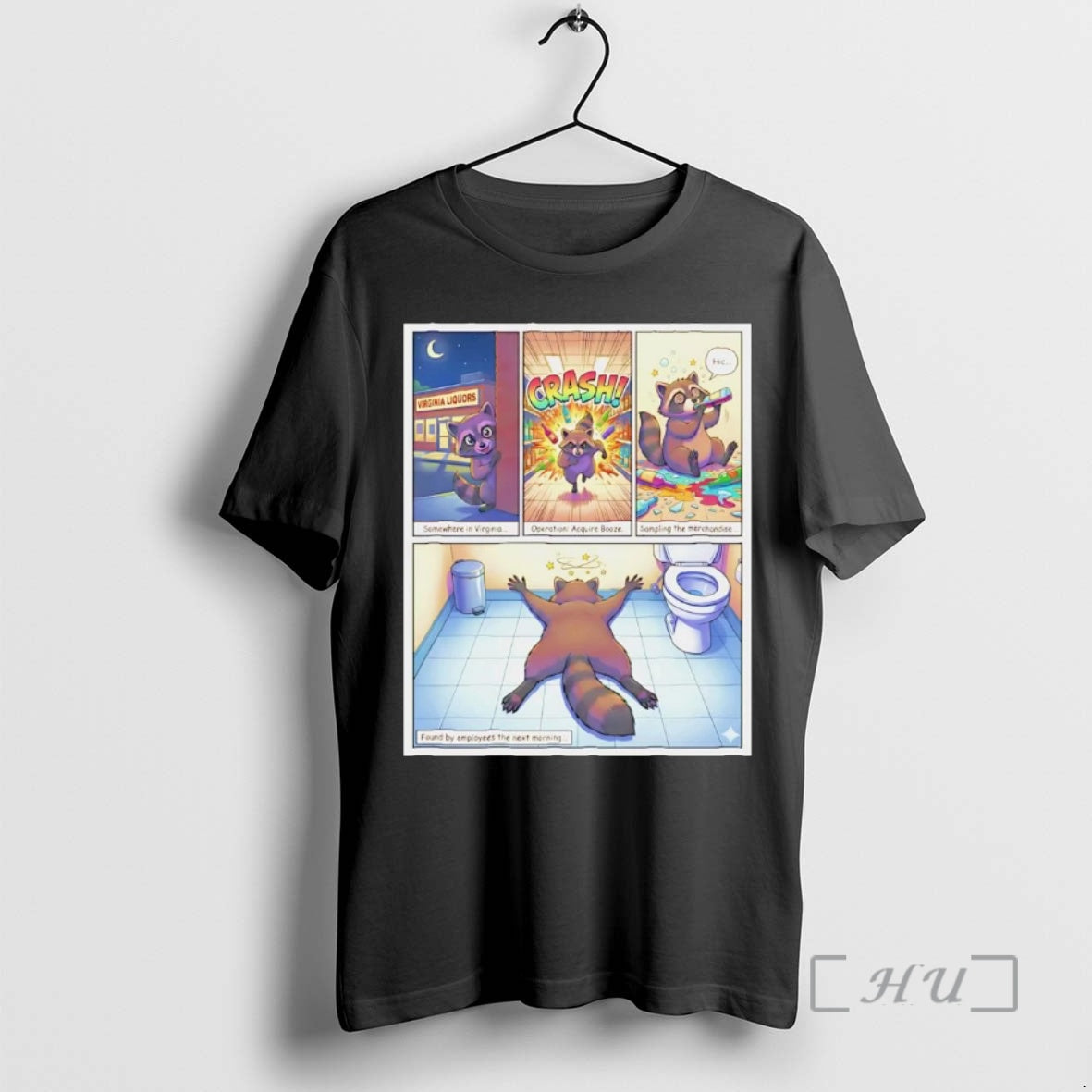 Officials Drunk Raccoon Operation Booze - clothing by TeeHivey.com