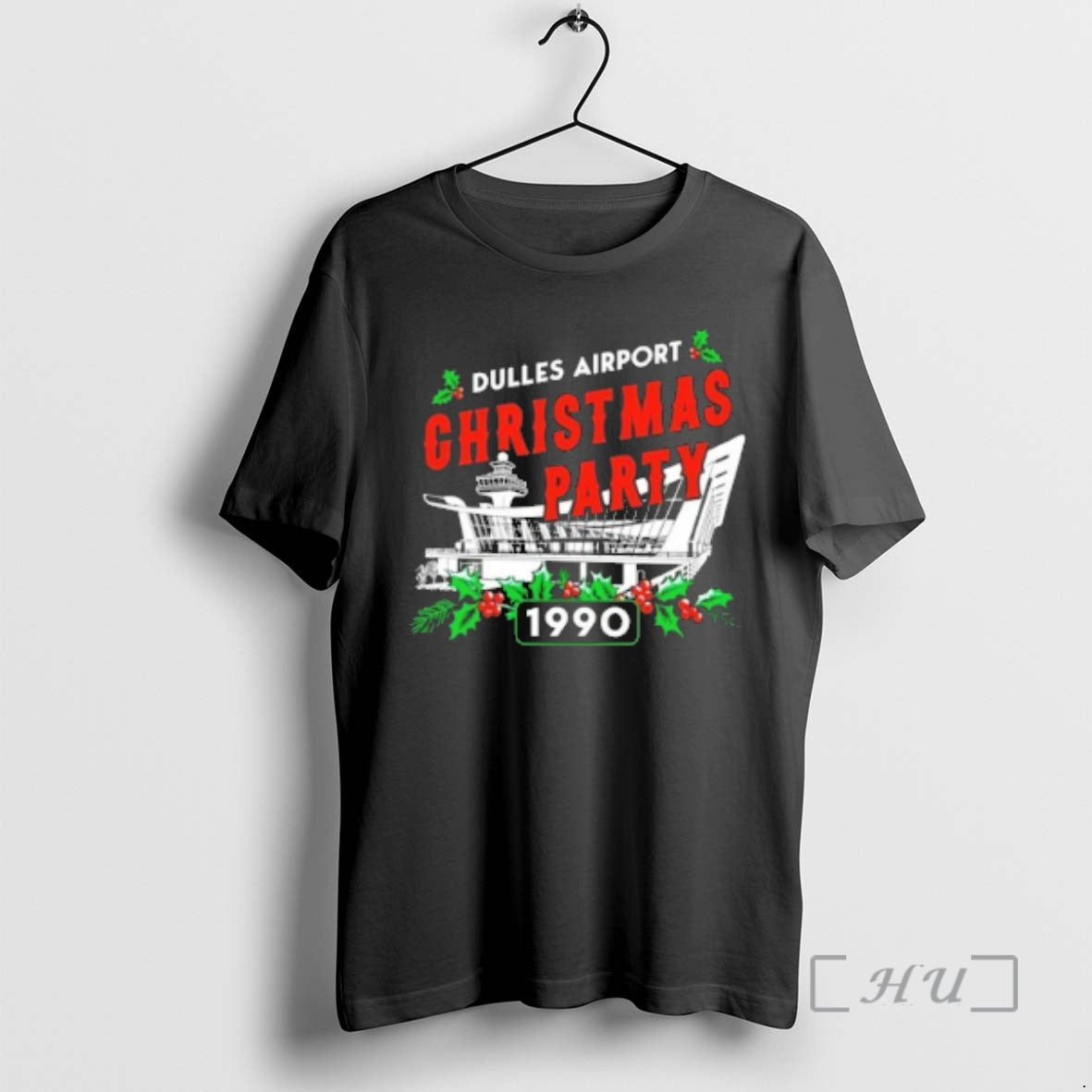 Officials Dulles Airport Christmas Party 1990 - clothing by TeeHivey.com