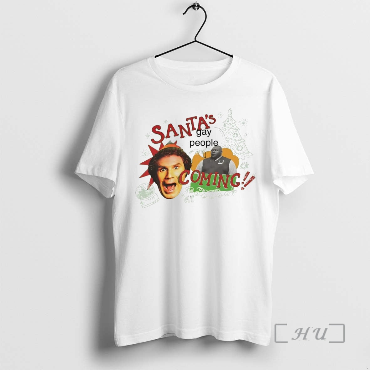 Officials Elf Santas Coming Gay People - clothing by TeeHivey.com