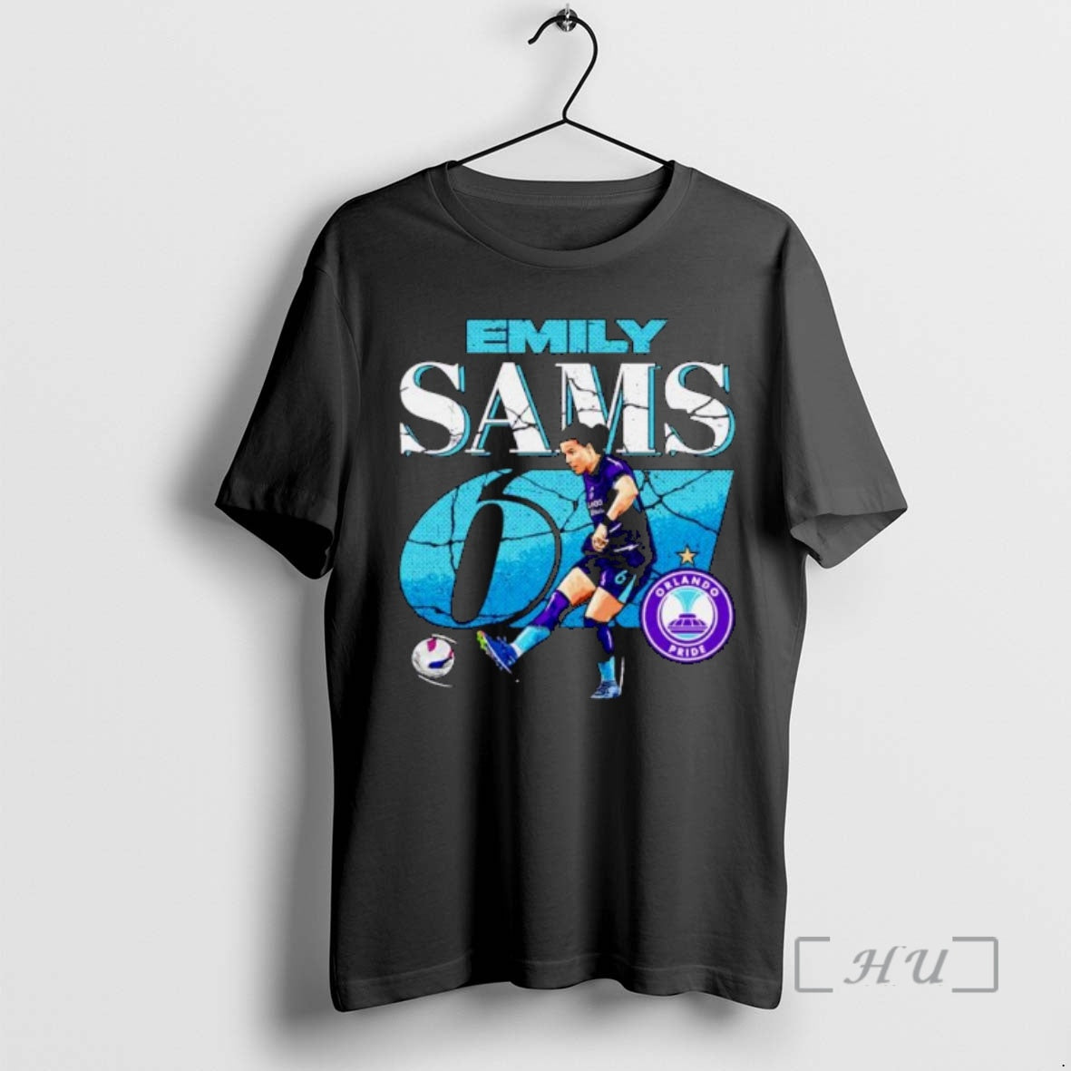 Officials Emily Sams Orlando Pride Cracked Number Ornaments - clothing by TeeHivey.com