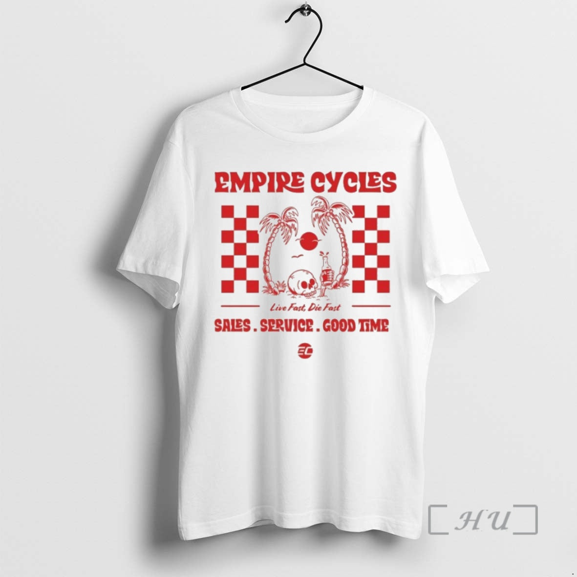 Officials Empire Cycles Live Fast Die Fast Skull - clothing by TeeHivey.com