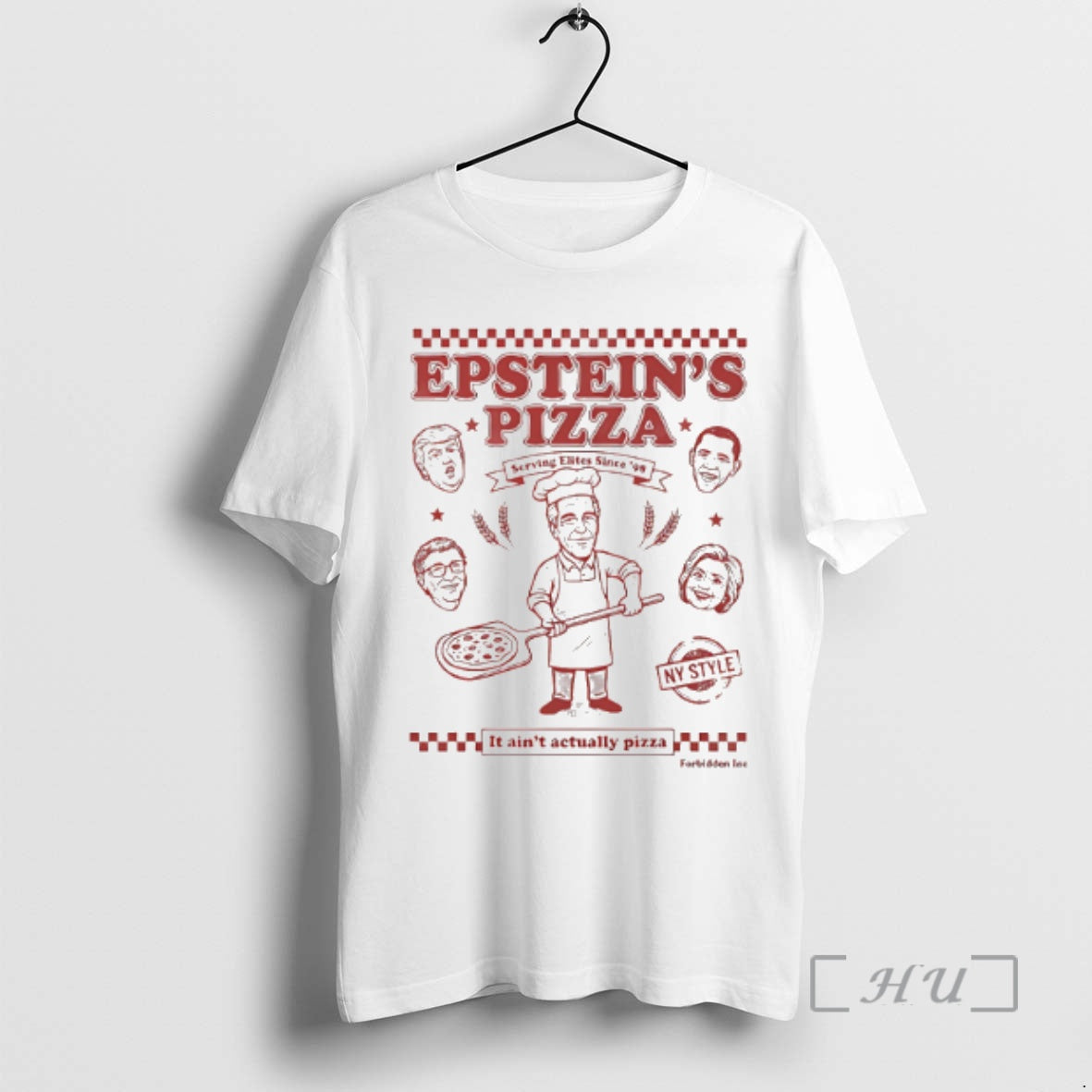 Officials Epsteins Pizza Serving Elites Since 98 It Aint Actually Pizaa Premium T Shirts Sweater