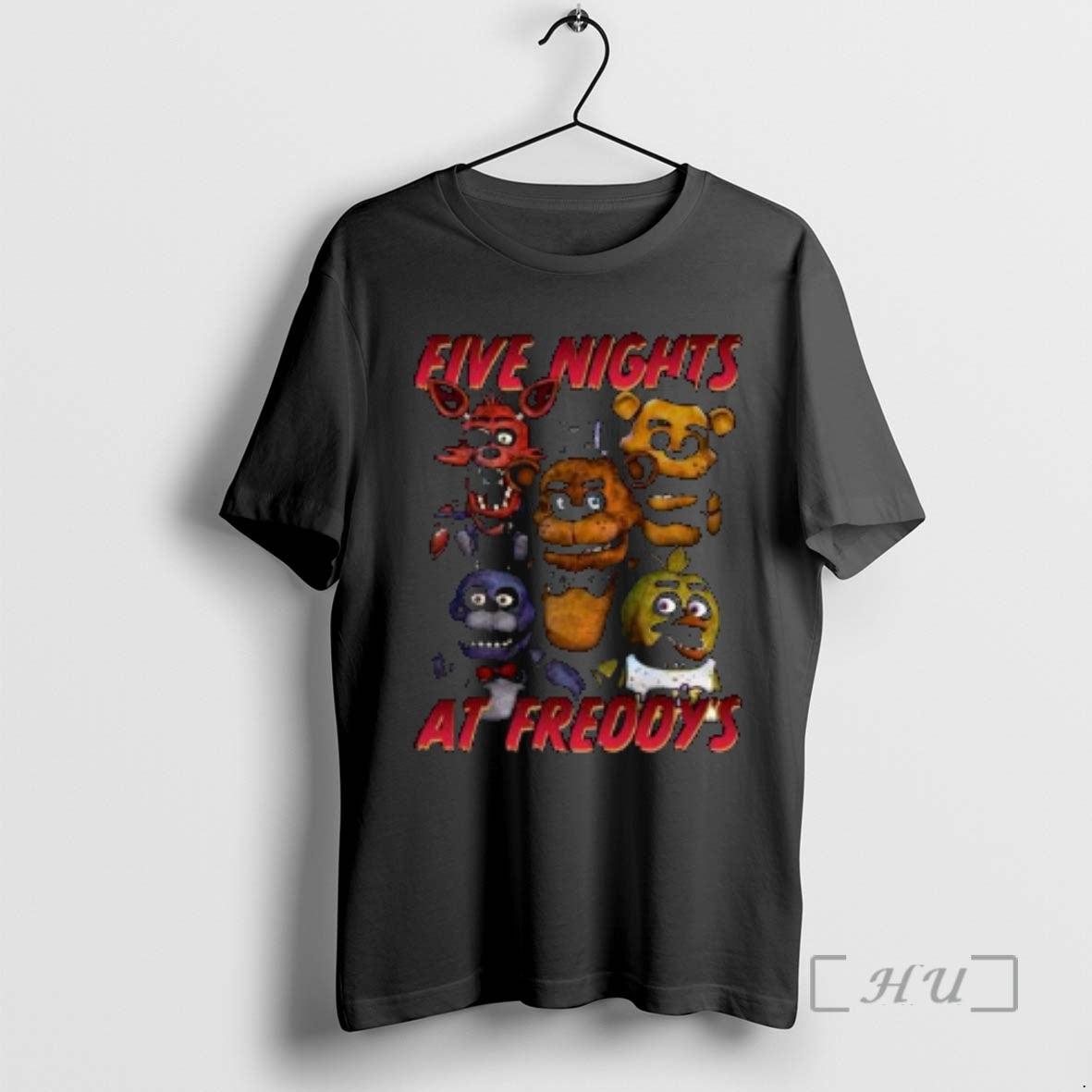 Officials Five Nights At Freddys Circle Black - clothing by TeeHivey.com