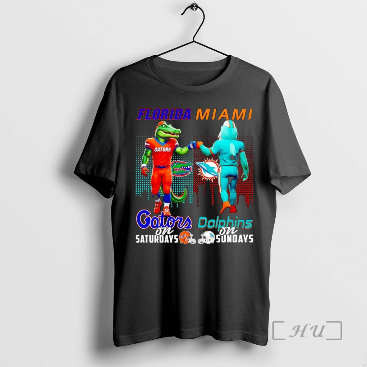 Officials Florida Gators On Saturdays Miami Dolphins On Sundays Mascot - clothing by TeeHivey.com