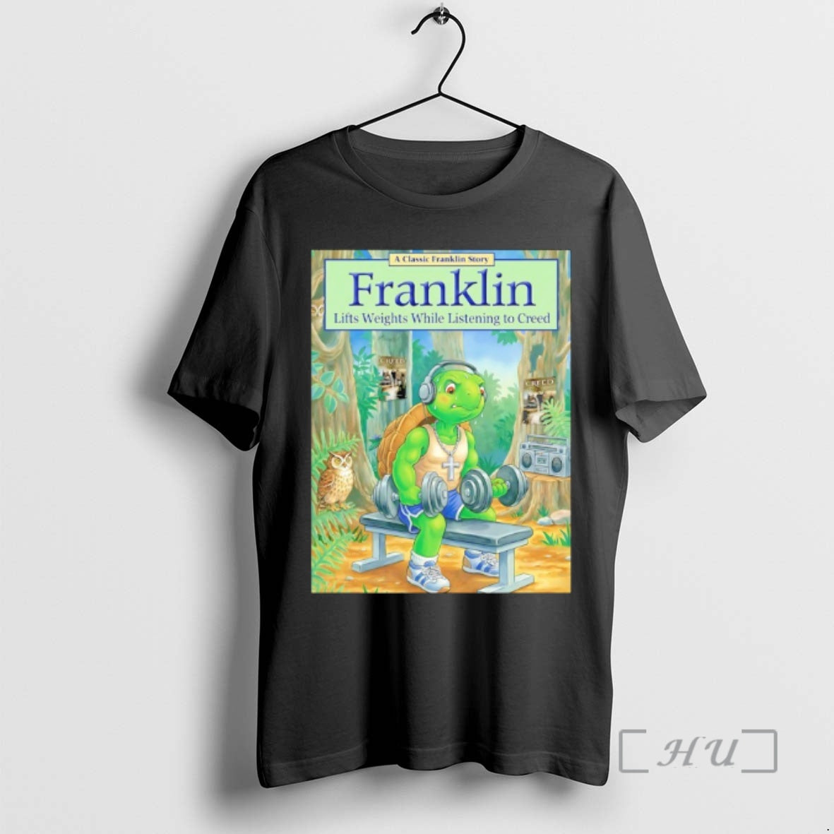 Officials Franklin Lifts Weights While Listening To Creed - clothing by TeeHivey.com