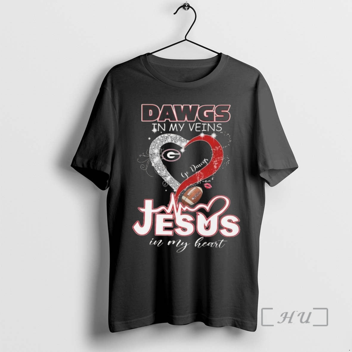 Officials Georgia Bulldogs In My Veins Jesus In My Heart Go Dawgs 2026 Premium - clothing by TeeHivey.com