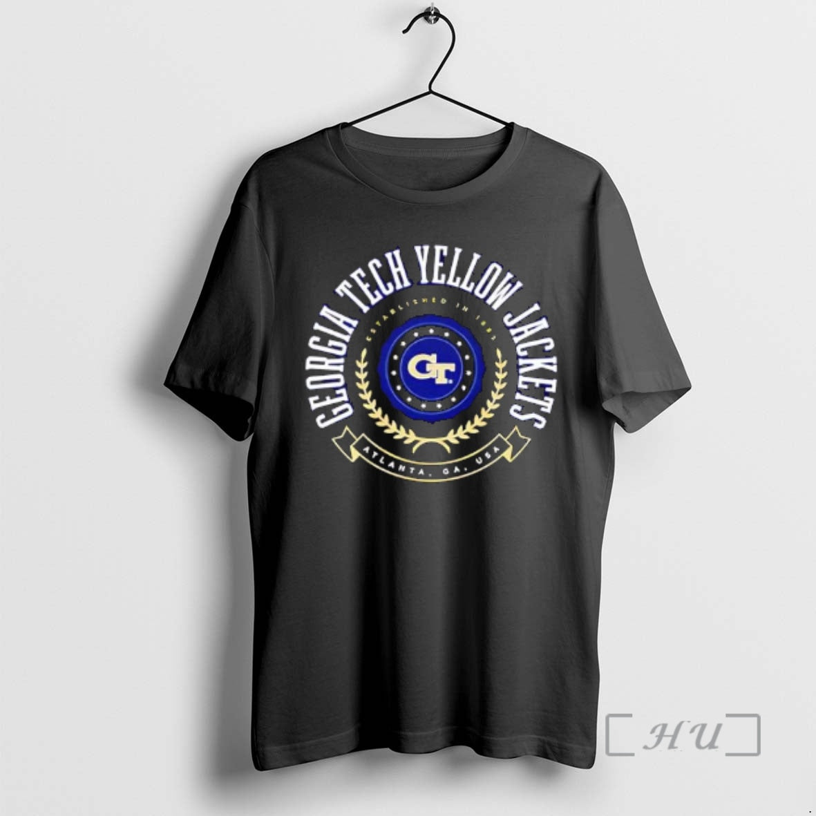 Officials Georgia Tech Yellow Jackets Arched Atlanta Ga Usa Logo - clothing by TeeHivey.com