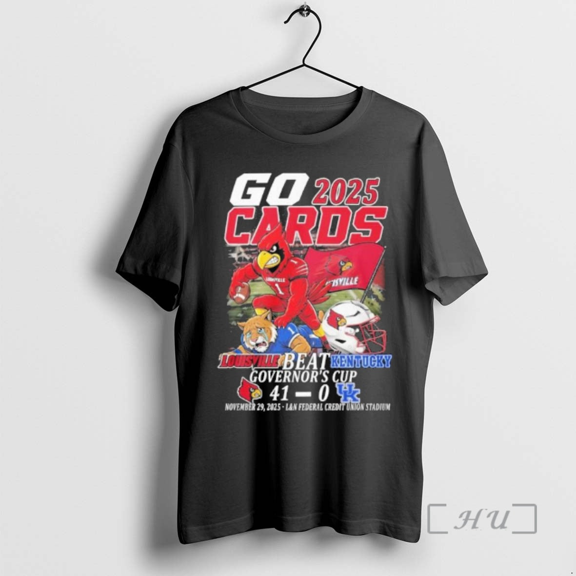 Officials Go Cards Louisville Beat Kentucky Governors Cup Winners Mascot - clothing by TeeHivey.com