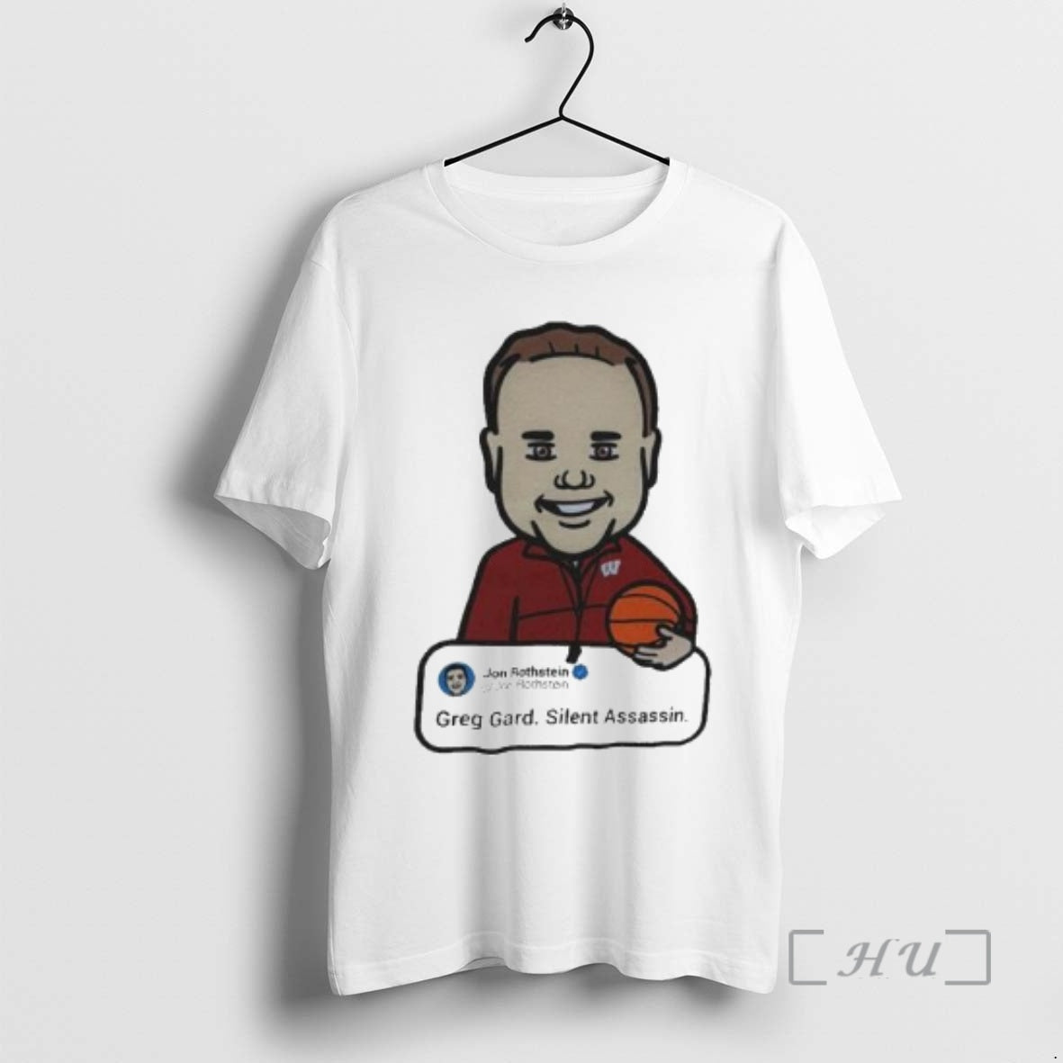 Officials Greg Gard Silent Assassin Circle White - clothing by TeeHivey.com