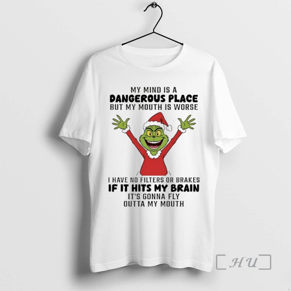 Officials Grinch My Mind Is A Dangerous Place But My Mouth Is Worse Christmas 2025 - clothing by TeeHivey.com